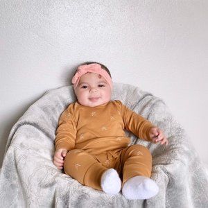 Colored Organics Infant Cruz Joggers - Ginger/Peak